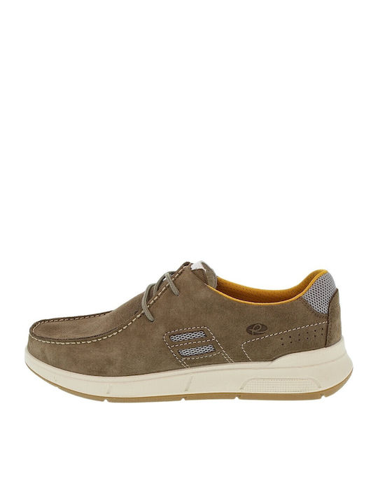 Men's Leather Casual Shoes Gray
