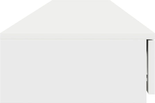 vidaXL Συρτάρι Κρεβατιού Ξύλινο Κρεβάτι Λευκό 200x36.5x16.5cm