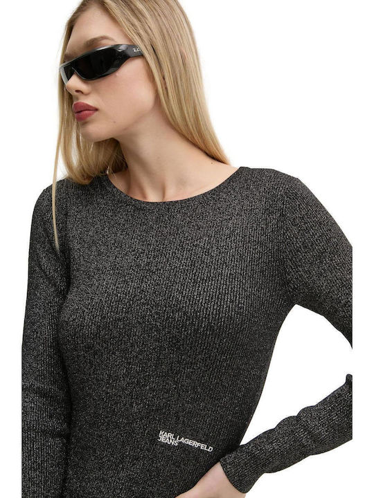 Knitted Black Dress
