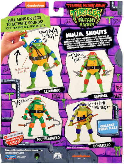Actionfigur Teenage Mutant Ninja Turtles Tmnt Movie 15cm Verschiedene Designs