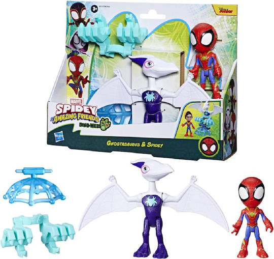 Action-Figur His Amazing Friends Spidey Hero Dino Spider-Man Ghostasaurus and Spidey 10cm.