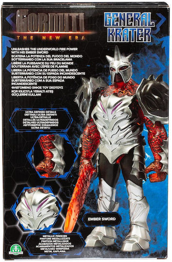 Action Figure Gormiti The New Era Villain General Krater Gormiti Krater for 5+ years Years 27cm.
