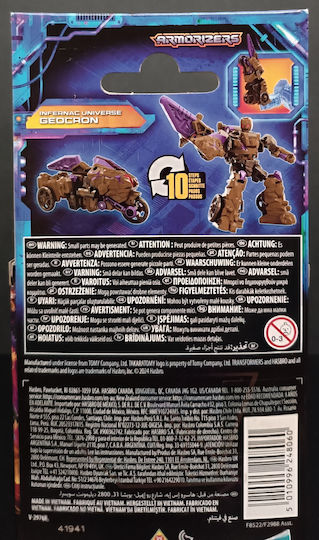 Φιγούρα Δράσης Generations Legacy Transformers Core Class - Infernac Universe Geocron 9εκ.