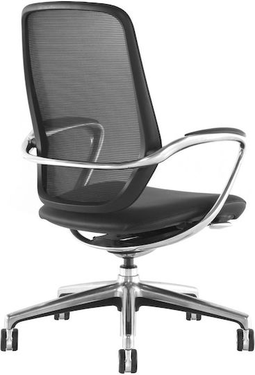 ErgoAction Princess Glossy Bürostuhl mit Neigen Schwarz