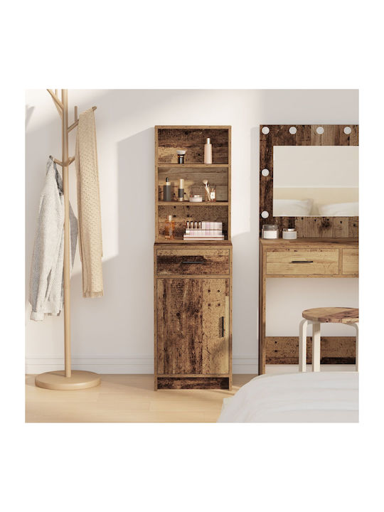 Bufet din Lemn Masiv cu Sertare Brown 40x41x135cm