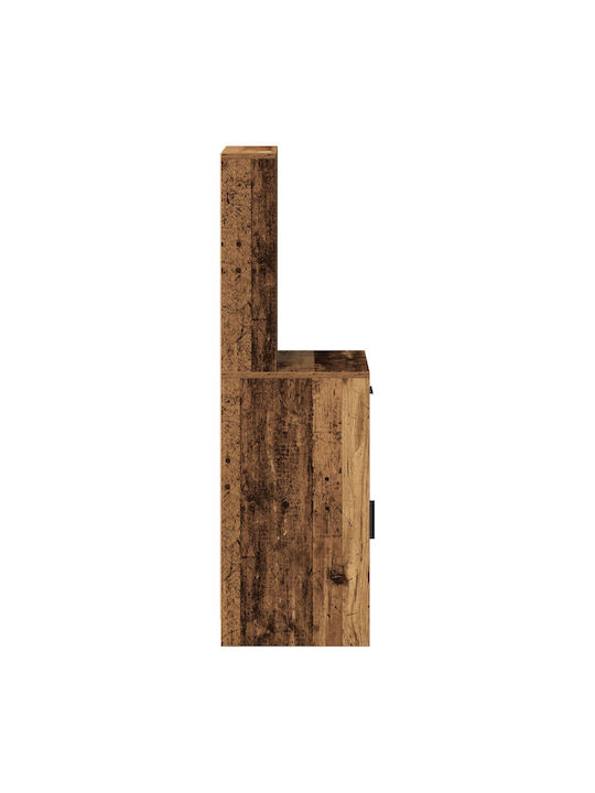 Bufet din Lemn Masiv cu Sertare Brown 40x41x135cm