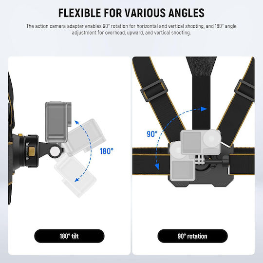 Neewer Chest Mount Harness Strap Action Camera Adapter 10104350