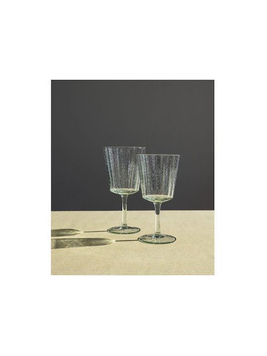 Laura Ashley Set Gläser für Weißwein aus Glas Green Mit Stiel 27ml 4Stück