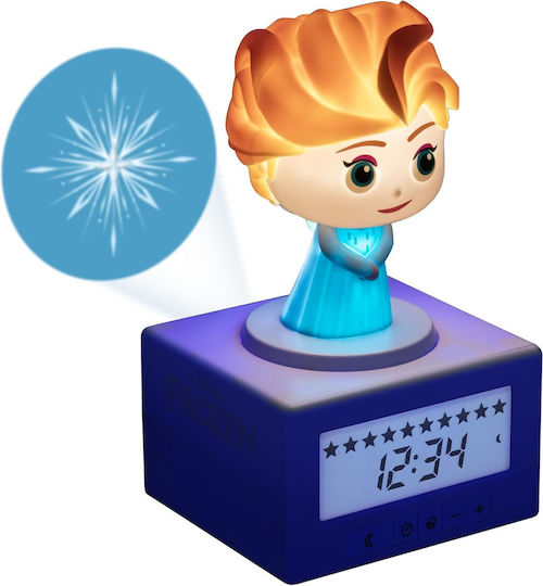 Paladone Часовник За Настолен Компютър Disney Elsa Frozen Син