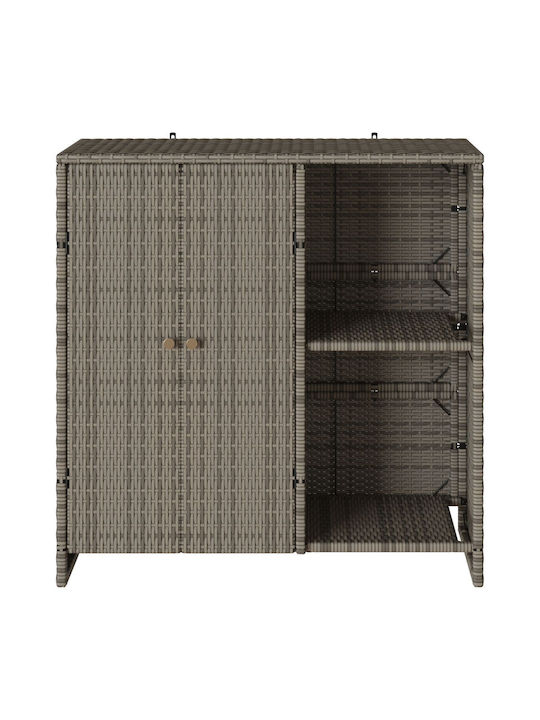 Double Door Wardrobe Plastic 100x36x102cm