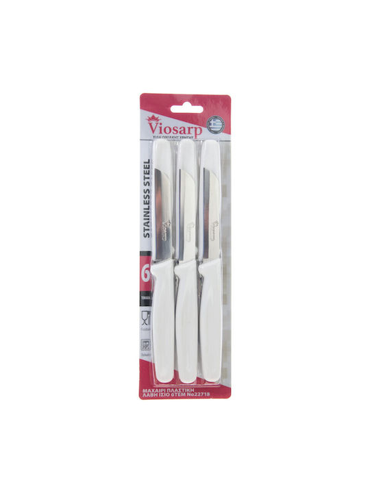 Viosarp Viosarp Messer Set aus Rostfreiem Stahl Rosa Nr22718 6 Stück