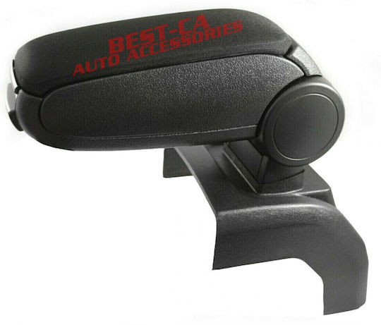 Best-Ka Auto Armlehnenkonsole Stoff Kompatibel mit Ford Focus in Schwarzer Farbe