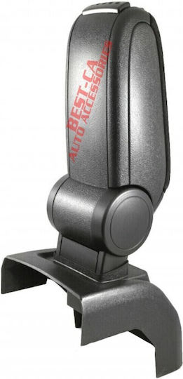 Best-Ka Auto Armlehnenkonsole Stoff Kompatibel mit Ford Focus in Schwarzer Farbe