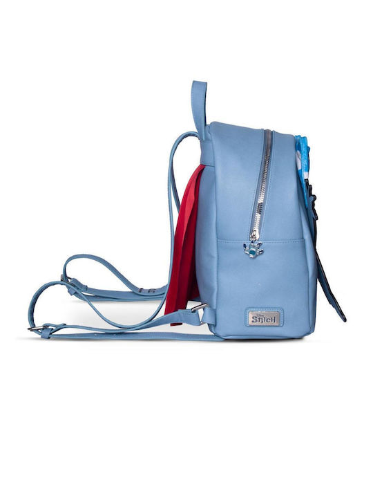 Difuzed Stitch School Backpack for Elementary Blue 21 x 12 x 27cm