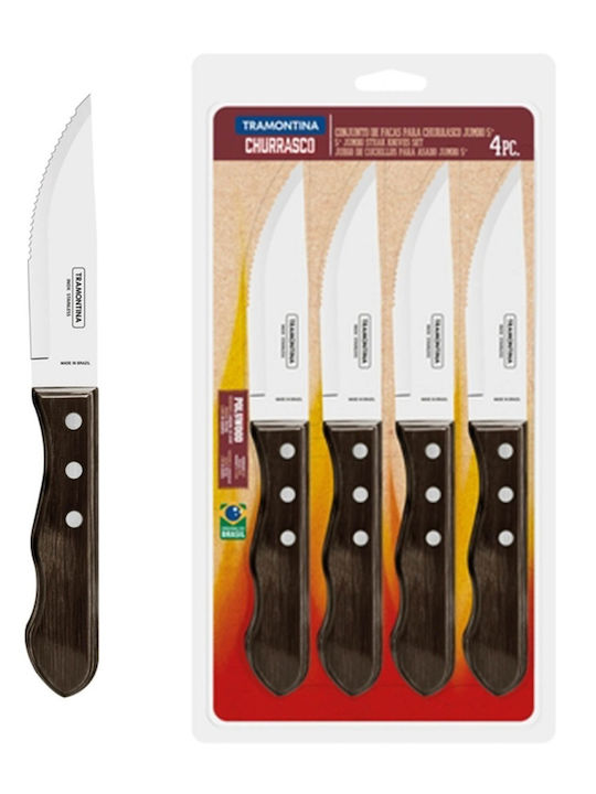 Hendi Messer Steak aus rostfreiem Stahl 25.5cm 4Stück