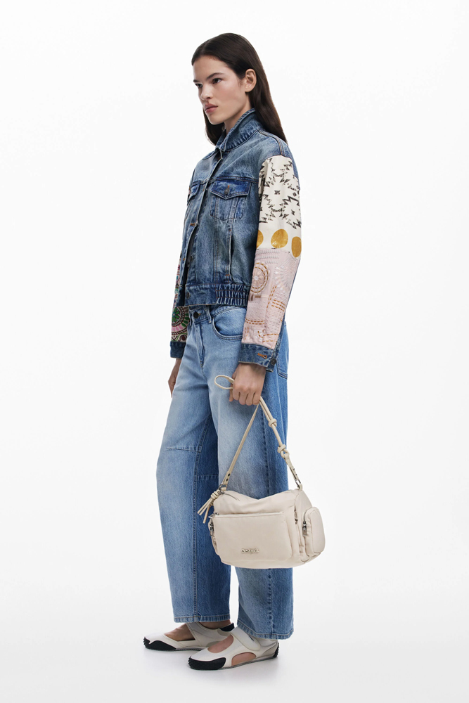 Női crossbody táska, Desigual, Seshat Habana széria, fekete