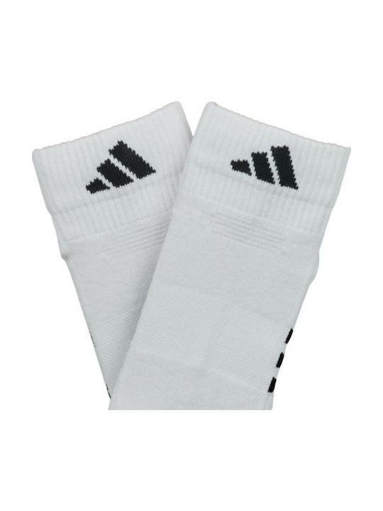 adidas PRF Cush Mid Running Κάλτσες Λευκές 3 Ζεύγη