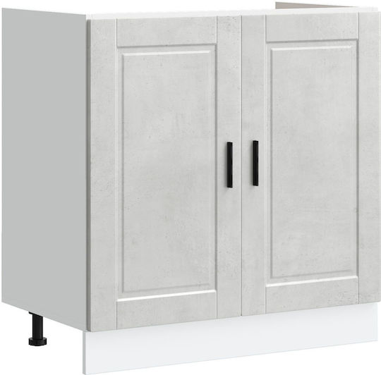 Dulap pentru Chiuvetă Concrete Grey 80x46x84.5buc