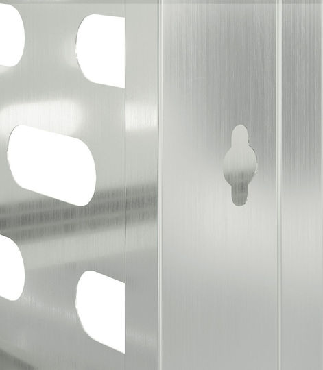 Vidaxl Air Conditioner Cover 100x50x70 Galvanized Steel Silver
