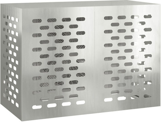 Vidaxl Air Conditioner Cover 100x50x70 Galvanized Steel Silver