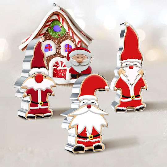 Christmas Cookie Cutter Set 3 Pieces Stainless Steel 13.5cm