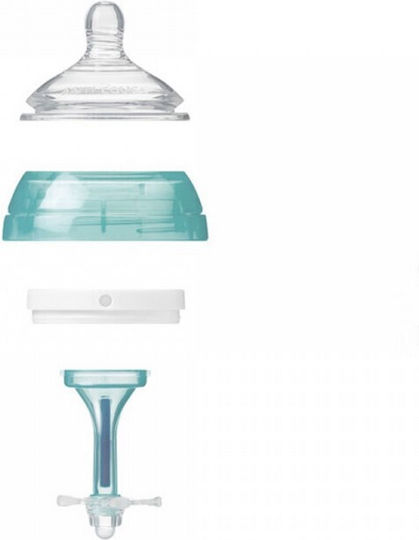 Tommee Tippee Πλαστικό Μπιμπερό Advanced Κατά των Κολικών με Θηλή Σιλικόνης για 0+ μηνών Μπλε 260ml 2τμχ