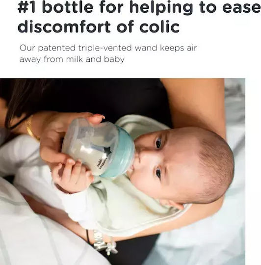 Tommee Tippee Πλαστικό Μπιμπερό Advanced Anti-colic Κατά των Κολικών με Θηλή Σιλικόνης για 0+ μηνών Ροζ 260ml