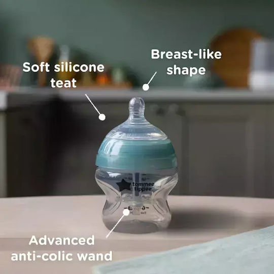 Tommee Tippee Πλαστικό Μπιμπερό Advanced Anti-colic Κατά των Κολικών με Θηλή Σιλικόνης για 0+ μηνών Ροζ 260ml