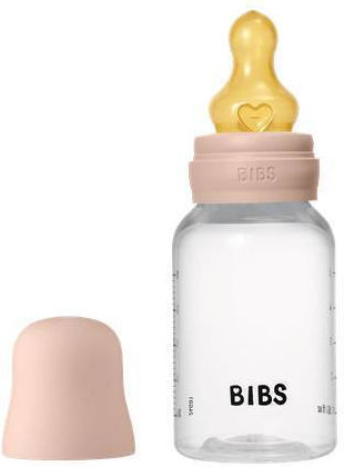 Bibs Plastikflasche Gegen Koliken mit Kautschuksauger für 0+, 0+ m, Monate Pink 150ml