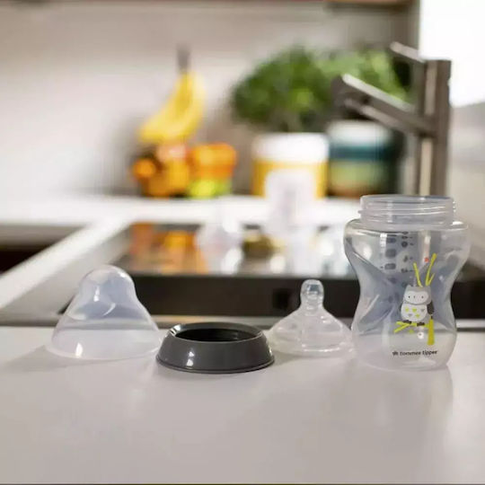 Tommee Tippee Πλαστικό Μπιμπερό Closer To Nature Κατά των Κολικών με Θηλή Σιλικόνης για 3+ μηνών 260ml