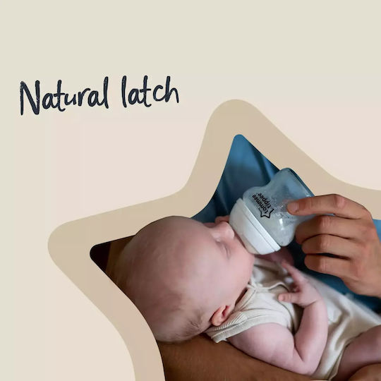Tommee Tippee Σετ Πλαστικά Μπιμπερό Closer To Nature Κατά των Κολικών με Θηλή Σιλικόνης για 0+ μηνών 9τμχ