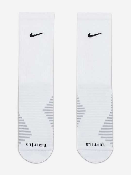 Nike Strike Ποδοσφαιρικές Κάλτσες Λευκές 1 Ζεύγος