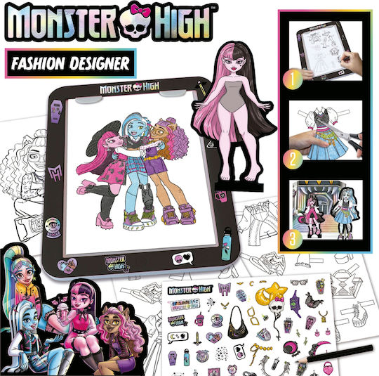 Educa Monster High Fashion Designer Malset für Kinder ab 5 Jahren