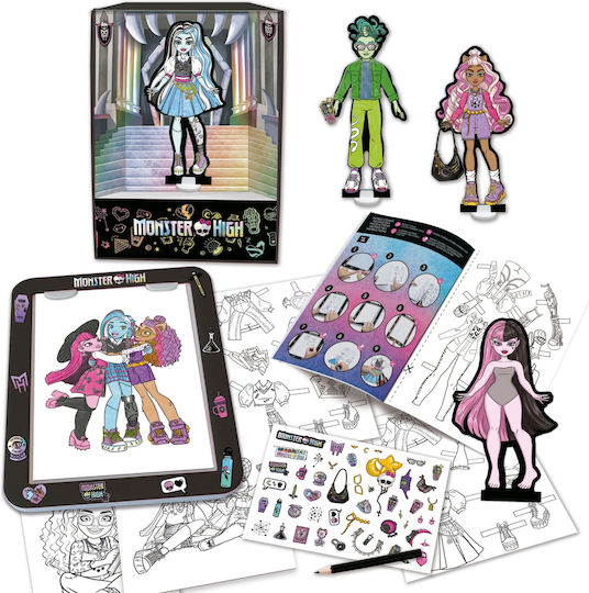 Educa Monster High Fashion Designer Malset für Kinder ab 5 Jahren