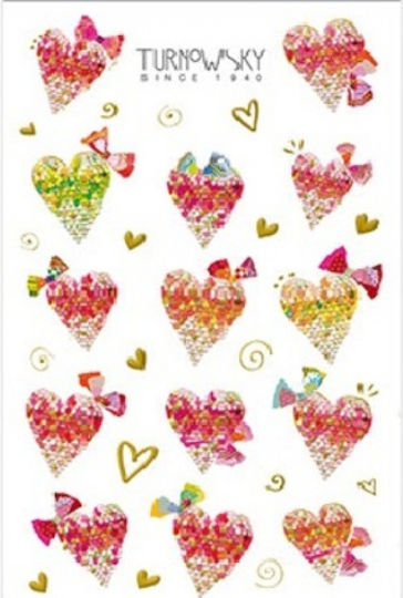 bsb Αυτοκόλλητα Metallic Hearts
