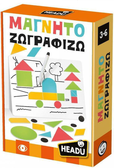 Headu Μανγητοζωγραφίζω Εκπαιδευτικό Παιχνίδι Γνώσεων για 3-6 Ετών