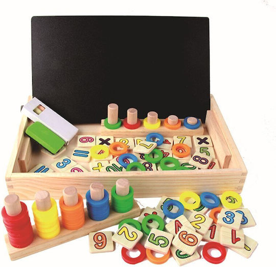 Donuts Educational Game Letters & Numbers made of Wood for 3+ years Years Old