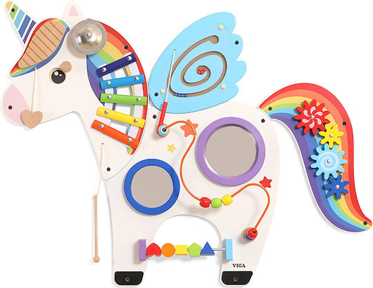 Viga Toys Manipulation Unirosette Montessori Joc Educațional de Cunoștințe din Lemn
