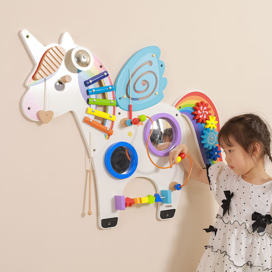 Viga Toys Manipulation Unirosette Montessori Joc Educațional de Cunoștințe din Lemn
