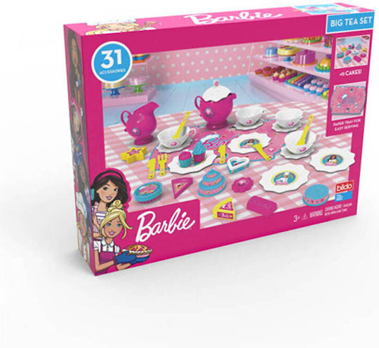 Bildo Barbie Σετ Τσαγιού με Αξεσουάρ & Cupcake Barbie για 3+ Ετών