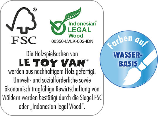 Le Toy Van Kinderküche aus Holz für 3+ Jahre 54 cm