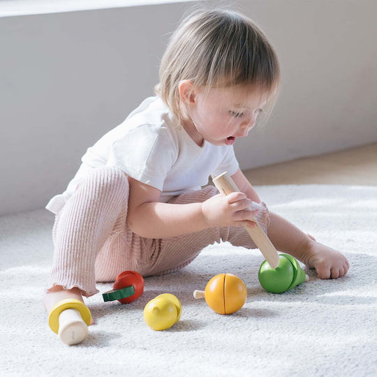 Plan Toys Φρούτα & Λαχανικά από Ξύλο για 2+ Ετών