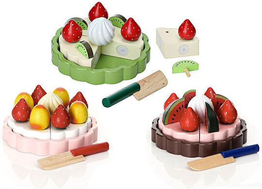 Magni Wooden Chocolate Cake with Strawberry