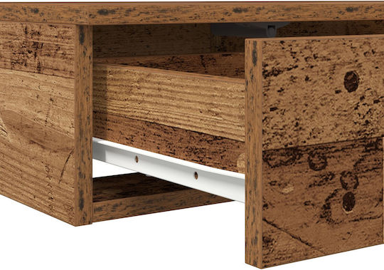 vidaXL Bed Drawer made of Wood in Brown Color 100x36.5x16.5cm