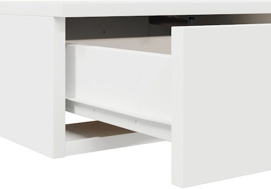 vidaXL Bed Drawer made of Wood White 100x36.5x16.5cm