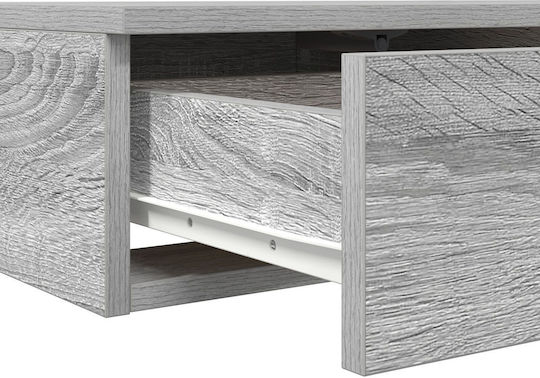 vidaXL Συρτάρι Κρεβατιού Ξύλινο Γκρι 90x36.5x16.5cm