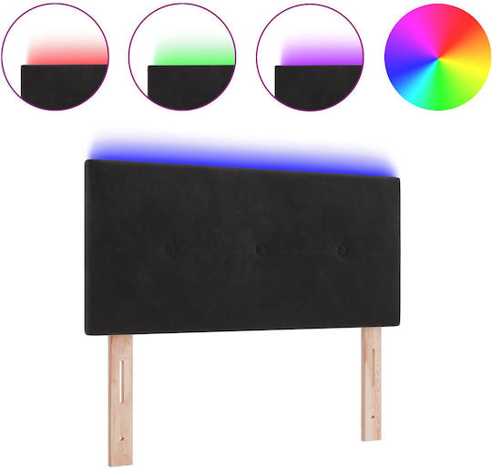 vidaXL Wooden Bed Headboard Black 90x88cm