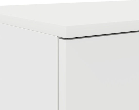 vidaXL Bettkasten aus Holz White 80x36.5x16.5cm