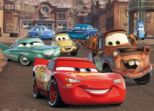 Puzzle pentru Copii Maxi Double-Face Cars 3 Racer pentru 4+ Ani 108buc Lisciani Giochi