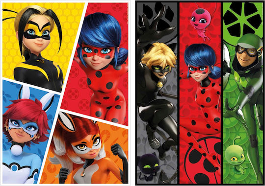 Miraculous Ladybug Puzzle 2x100 Teile